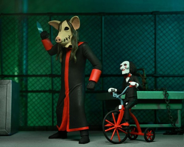 Figurine Saw Toony Terrors Jigsaw Killer & Billy Tricycle Coffret 15 cm