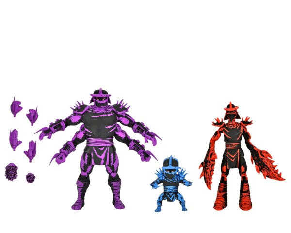 Tortues Ninja (Mirage Comics) Figurine Shredder Clones Coffret 18 cm