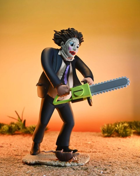 Texas Massacre à la tronçonneuse Toony Terrors Figurine 50ème Anniversaire Pretty Woman Leatherface 15 cm