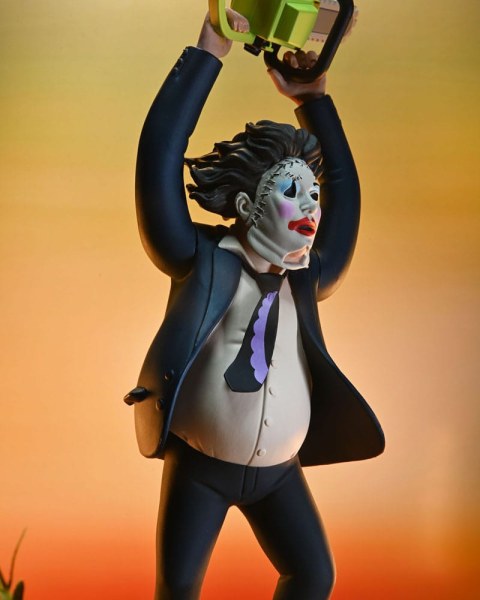 Texas Massacre à la tronçonneuse Toony Terrors Figurine 50ème Anniversaire Pretty Woman Leatherface 15 cm