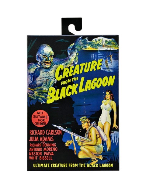 Figurine Universal Monsters Créature Ultime du Lagon Noir (N&B) 18 cm