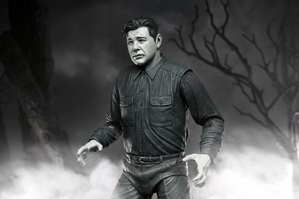 Figurine Universal Monsters Ultimate The Wolf Man (Noir & Blanc) 18 cm