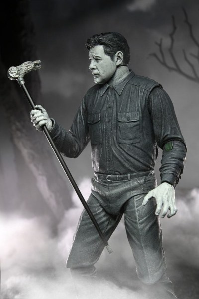 Figurine Universal Monsters Ultimate The Wolf Man (Noir & Blanc) 18 cm