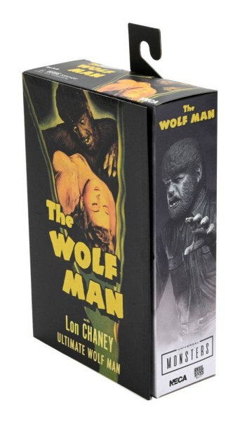 Figurine Universal Monsters Ultimate The Wolf Man (Noir & Blanc) 18 cm