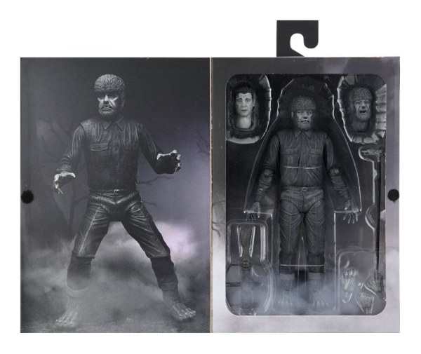 Figurine Universal Monsters Ultimate The Wolf Man (Noir & Blanc) 18 cm