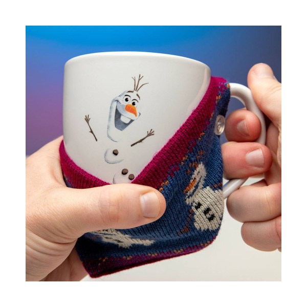 MUG AVEC CHAUSSETTE LA REINE DES NEIGES OLAF - DISNEY