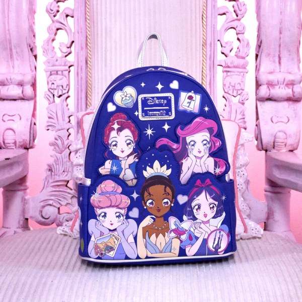 MINI SAC À DOS Princesses Disney Style Manga - DISNEY LOUNGEFLY