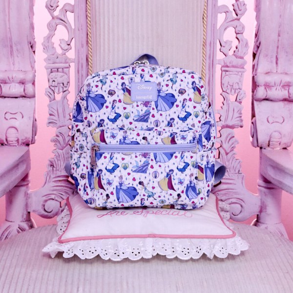 MINI SAC À DOS Nylon Princesse Disney Style Manga - DISNEY LOUNGEFLY