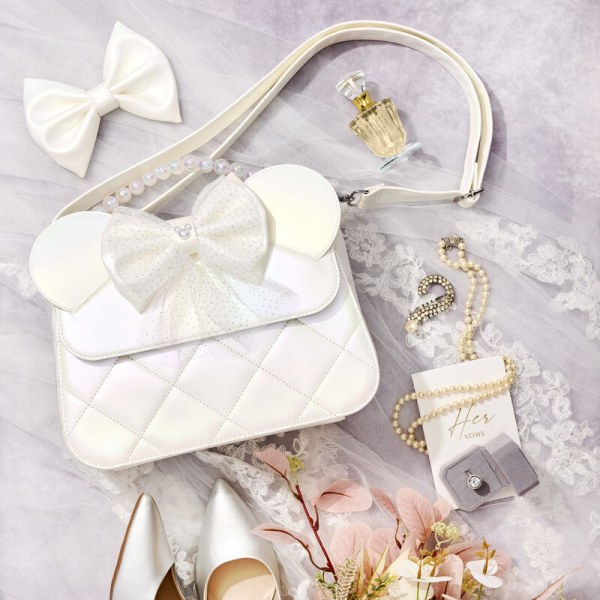 Sac Bandoulière Minnie Mouse Mariage irisé - DISNEY LOUNGEFLY