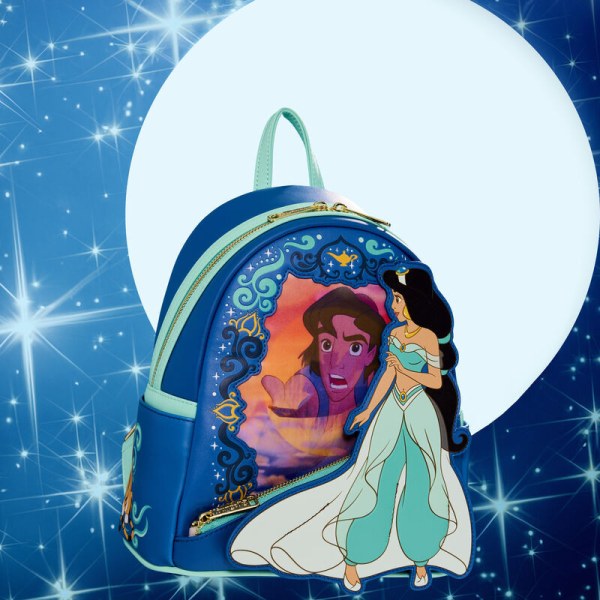 MINI SAC À DOS Aladdin Princesse Série Lenticulaire - DISNEY LOUNGEFLY