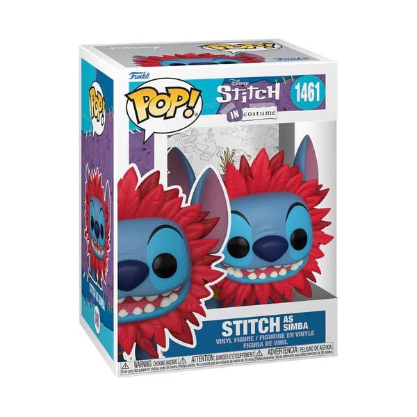 Funko Pop! 1461 - Stitch Simba - Disney Lilo et Stitch