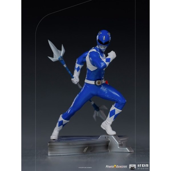 POWER RANGERS : MIGHTY MORPHIN RANGER BLEU ART SCALE - POWER RANGERS