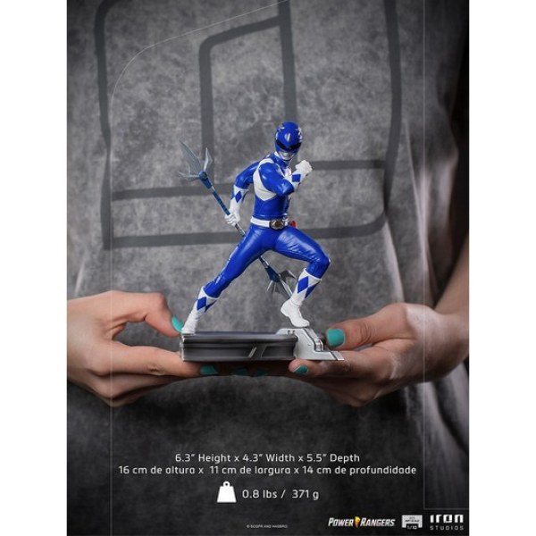 POWER RANGERS : MIGHTY MORPHIN RANGER BLEU ART SCALE - POWER RANGERS