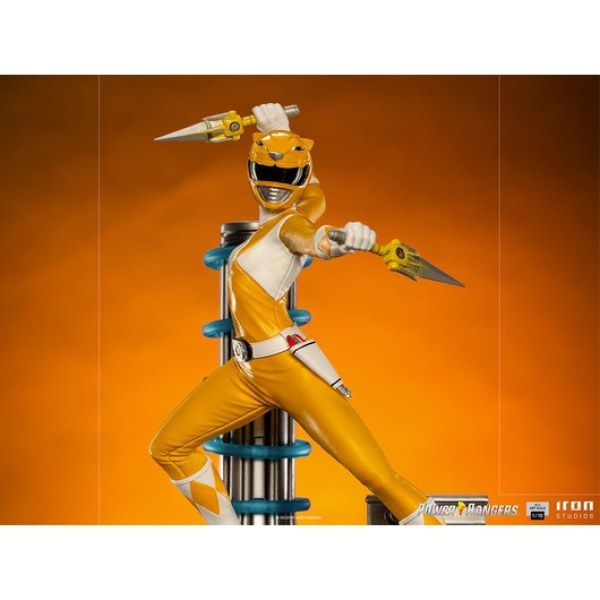 POWER RANGERS : MIGHTY MORPHIN RANGER JAUNE ART SCALE - POWER RANGERS