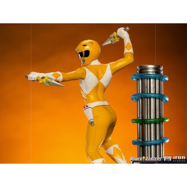 POWER RANGERS : MIGHTY MORPHIN RANGER JAUNE ART SCALE - POWER RANGERS