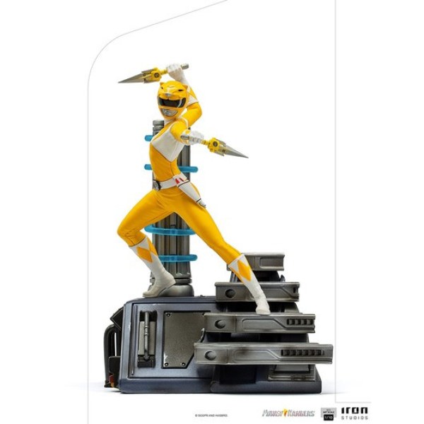POWER RANGERS : MIGHTY MORPHIN RANGER JAUNE ART SCALE - POWER RANGERS