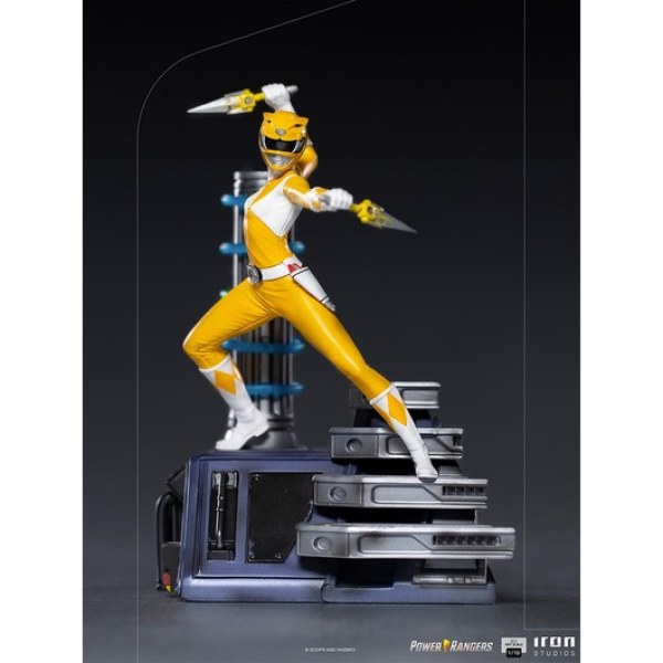POWER RANGERS : MIGHTY MORPHIN RANGER JAUNE ART SCALE - POWER RANGERS