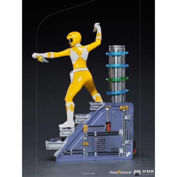 POWER RANGERS : MIGHTY MORPHIN RANGER JAUNE ART SCALE - POWER RANGERS