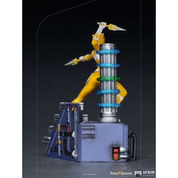 POWER RANGERS : MIGHTY MORPHIN RANGER JAUNE ART SCALE - POWER RANGERS