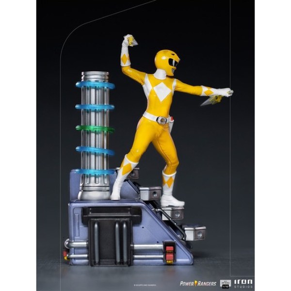 POWER RANGERS : MIGHTY MORPHIN RANGER JAUNE ART SCALE - POWER RANGERS