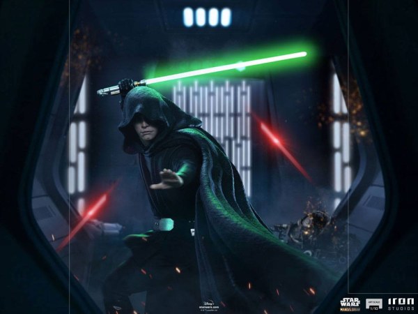 Le Mandalorien Luke Skywalker Version Combat Art Scale - Star Wars
