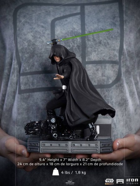 Le Mandalorien Luke Skywalker Version Combat Art Scale - Star Wars