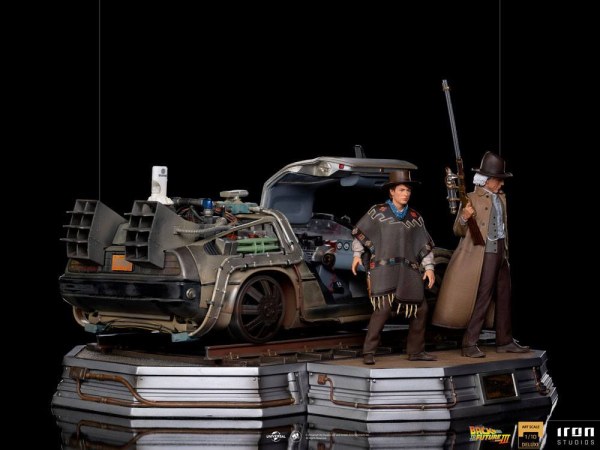 Retour vers le futur III Art Scale Deluxe Ensemble complet