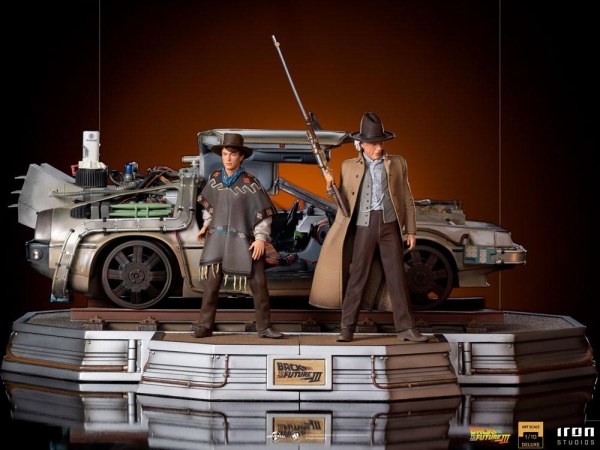 Retour vers le futur III Art Scale Deluxe Ensemble complet