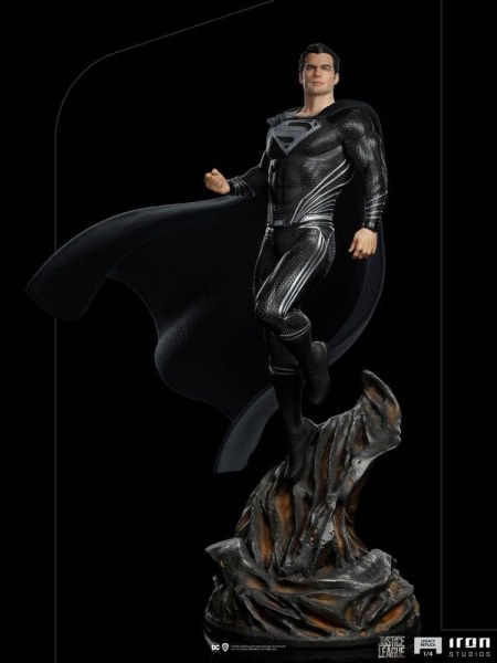 Superman Costume Noir Justice League Art Scale - Dc Comics