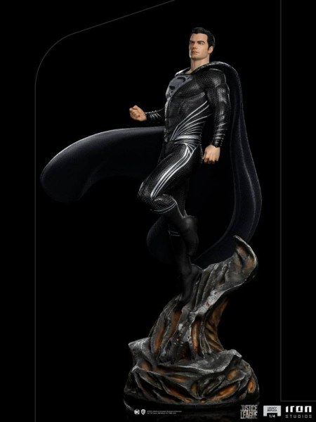 Superman Costume Noir Justice League Art Scale - Dc Comics