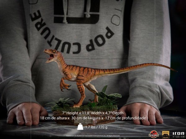 Vélociraptor Deluxe Art Scale - Jurassic World Le monde perdu