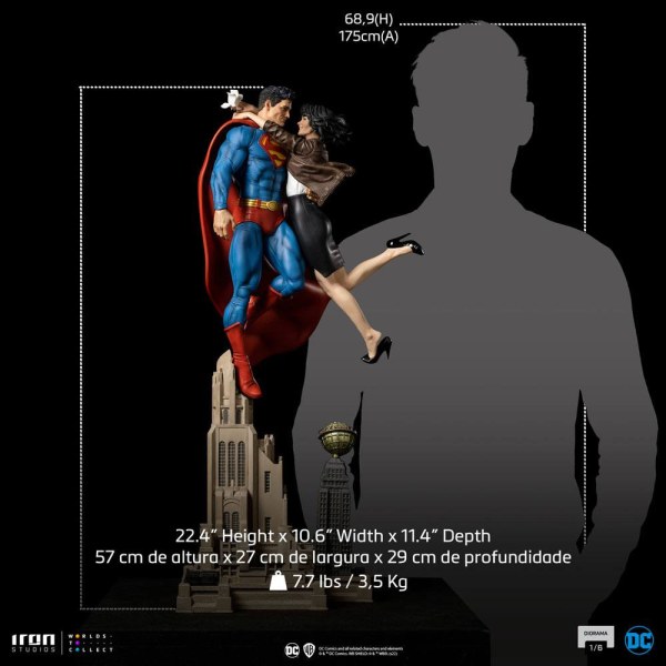 Diorama Superman et Lois - DC Comics