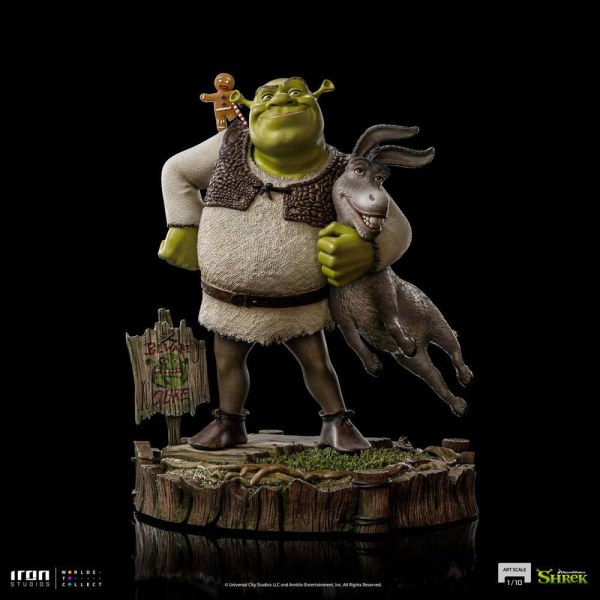 Shrek, l'âne et Ti Biscuit Art Scale Deluxe - Dreamworks