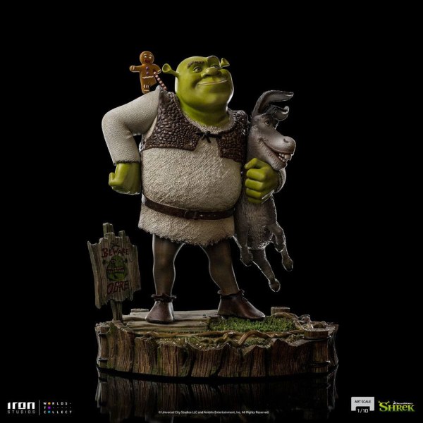 Shrek, l'âne et Ti Biscuit Art Scale Deluxe - Dreamworks