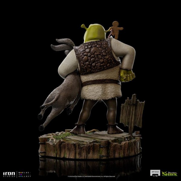 Shrek, l'âne et Ti Biscuit Art Scale Deluxe - Dreamworks