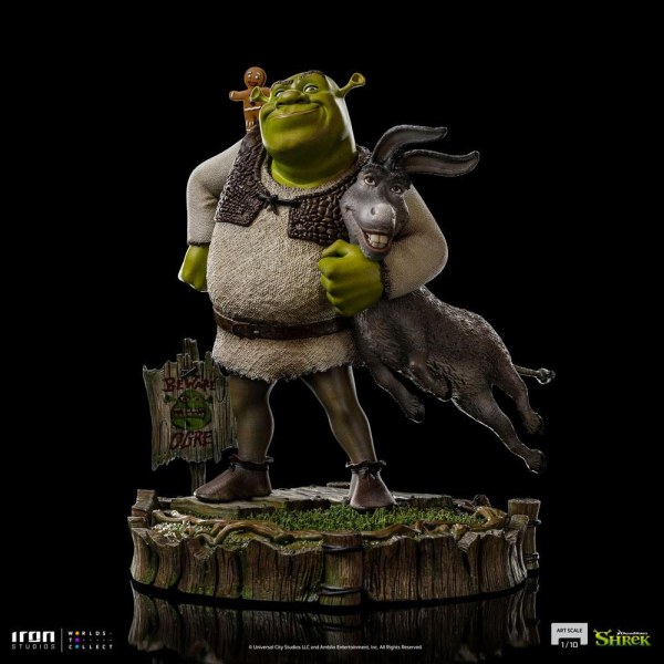 Shrek, l'âne et Ti Biscuit Art Scale Deluxe - Dreamworks