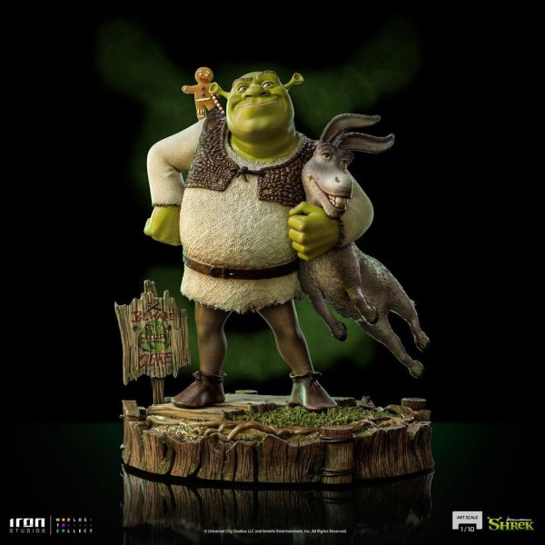 Shrek, l'âne et Ti Biscuit Art Scale Deluxe - Dreamworks