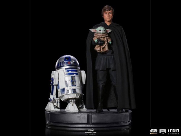 Le Mandalorien Luke Skywalker, R2-D2 et Grogu Art Scale - Star Wars