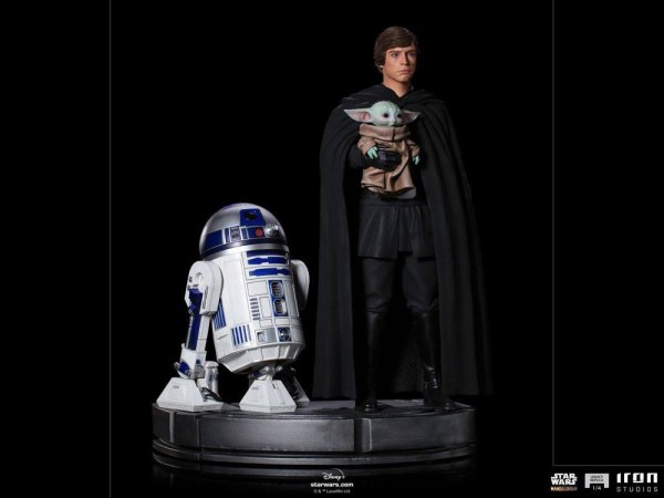 Le Mandalorien Luke Skywalker, R2-D2 et Grogu Art Scale - Star Wars