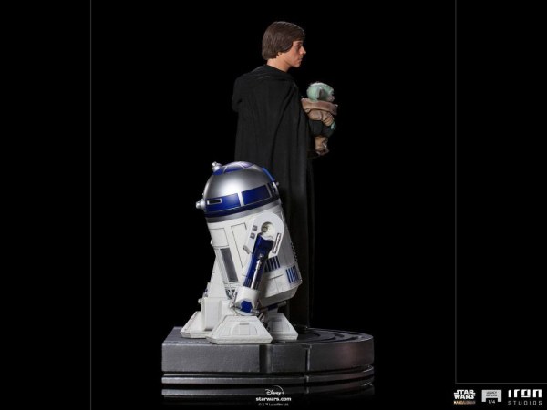Le Mandalorien Luke Skywalker, R2-D2 et Grogu Art Scale - Star Wars