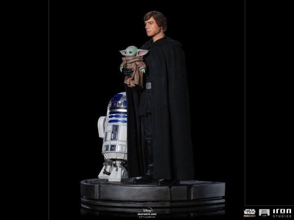 Le Mandalorien Luke Skywalker, R2-D2 et Grogu Art Scale - Star Wars