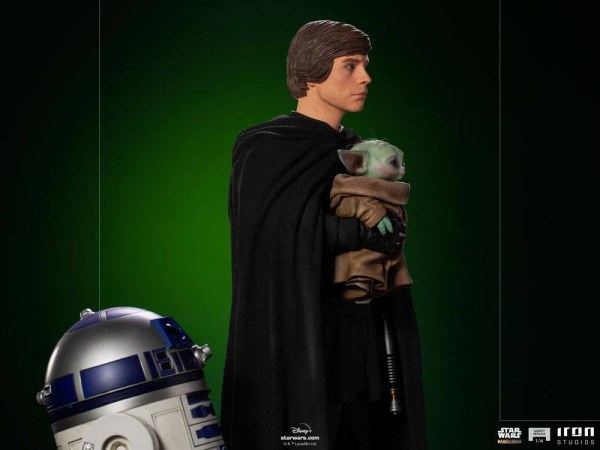 Le Mandalorien Luke Skywalker, R2-D2 et Grogu Art Scale - Star Wars