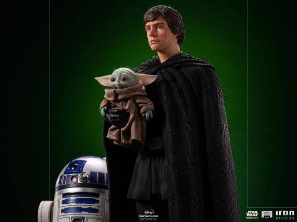Le Mandalorien Luke Skywalker, R2-D2 et Grogu Art Scale - Star Wars