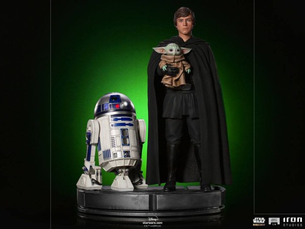 Le Mandalorien Luke Skywalker, R2-D2 et Grogu Art Scale - Star Wars