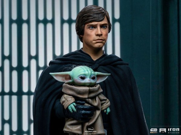 Le Mandalorien Luke Skywalker, R2-D2 et Grogu Art Scale - Star Wars