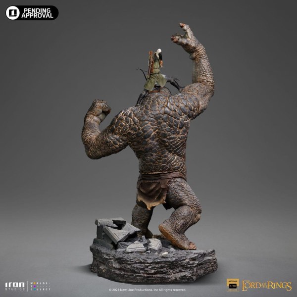 CAVE TROLL AND LEGOLAS ART SCALE DELUXE - LORD OF THE RINGS