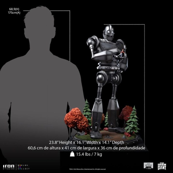 Iron Giant & Hogarth Hughes Demi Art Scale - Le géant de fer