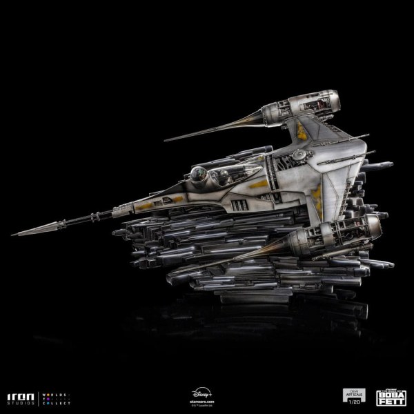 N-1 Starfighter de Mando Art Scale - Le livre de Boba Fett