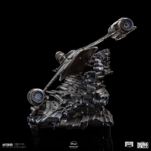 N-1 Starfighter de Mando Art Scale - Le livre de Boba Fett