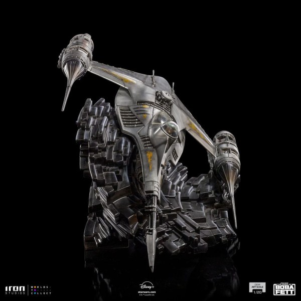 N-1 Starfighter de Mando Art Scale - Le livre de Boba Fett